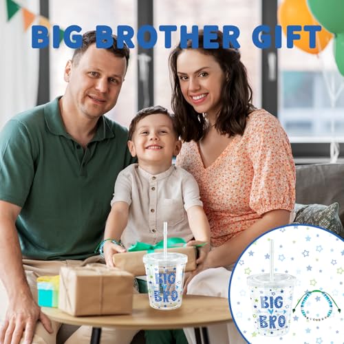 2 peças de presentes Big Brother para meninos copo azul Big Brother 340 g copo acrílico isolado com