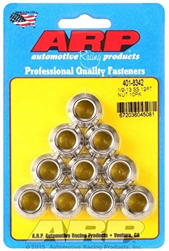 Image of ARP 401-8342 Nut Kit (1 /2-13 SS 12pt nut)