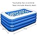 Inflatable Swimming Pool,70x55x29 inch Inflatable Family Swimming Pool, Summer Water Party, Toddler, Outdoor, Garden, Backyard