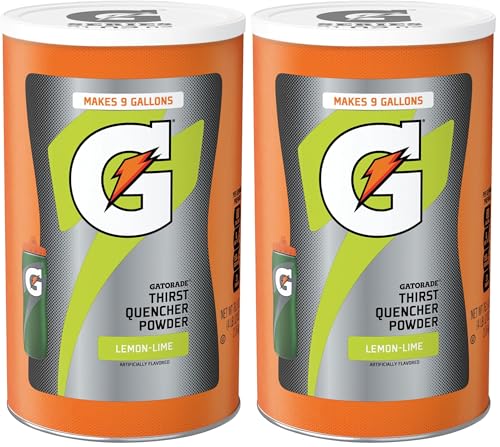 Gatorade Thirst Quencher Powder, Lemon Lime, 76.5 Ounce,Pack of 2