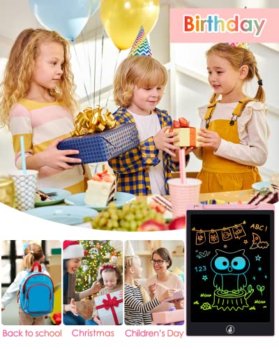 Sunany Lcd Writing Tablet Doodle Board, 11 Inch Colorful Drawing Tablet Writing Pad, Girls Boys Gifts Toys For 3 4 5 6 7 Years Old (Pink) #TOP6