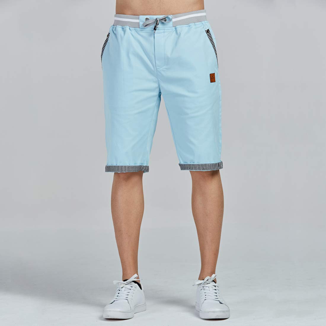 Tansozer Kurze Hosen Herren Shorts Herren Sommer Chino Gummizug