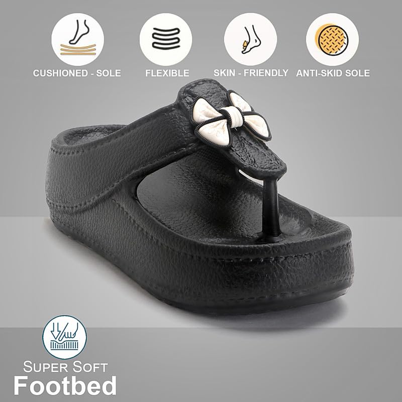 Image of Richmen Women Summer Flip Flop Slippers Casual Pillow EVA Anti-Slip Sole Slide Slipper Indoor Bedroom Sandals for Women's & Girls