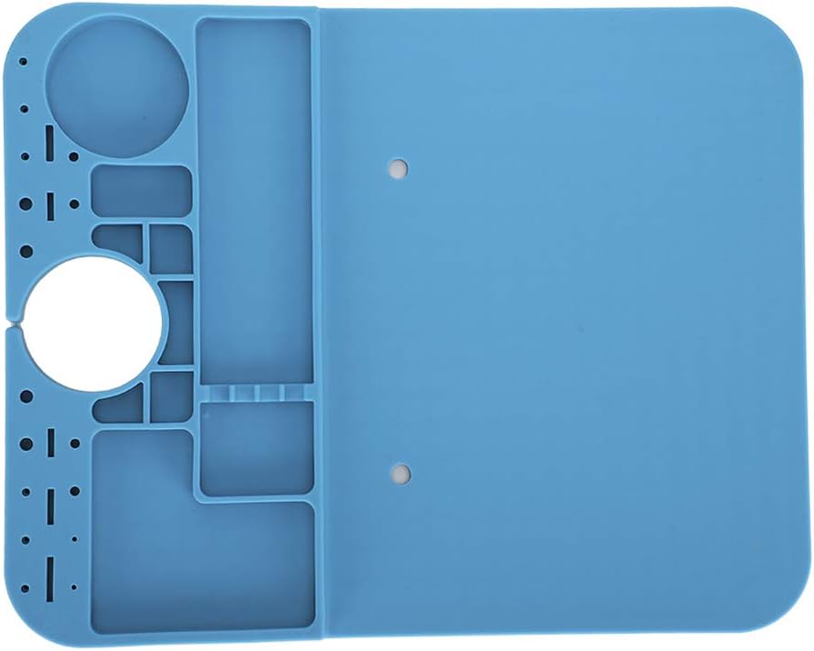 Heat Insulation Silicone Pad | Anti‑Static Soldering Mat Repair Mat | Phone Repair Mat High Temperature Storage Mat Workbench for Laptop/Computer/Mobile Phone Repair