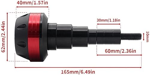 Miniatura 2 de TNATUR Marco de escape deslizante para motocicleta, control deslizante de marco CNC, almohadilla protectora de caída para Yamaha MT07 MT 07
