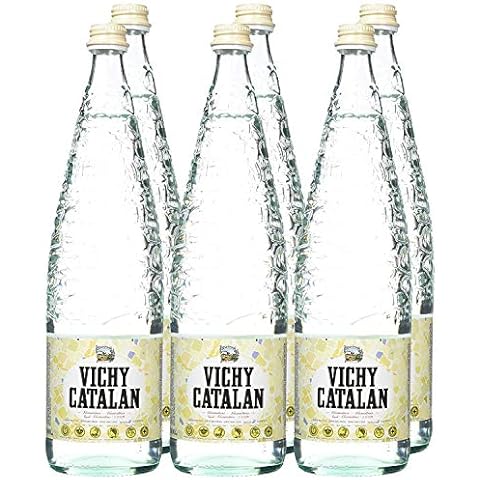 Vichy Catalán Sparkling Water Glass Bottle 1 Litre - [Pack 12] Cover