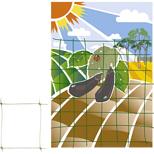 SATURNIA Malla Entutorado (Rollo 1,5 x 10 Metros) Malla Entutorar, Malla Protectora, Malla Entutorado, Malla Plantas