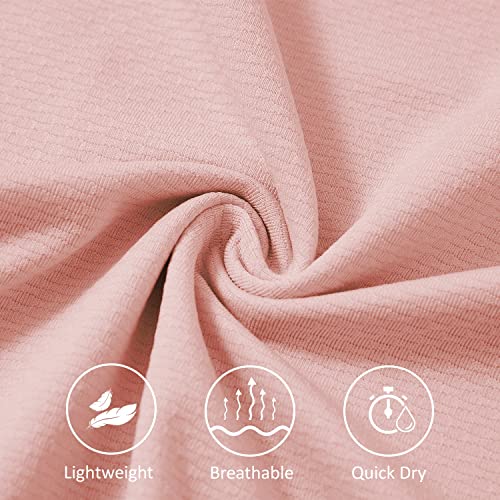 Baleaf Women's Sleeveless Tennis Shirts Lightweight Quick Dry V-Neck Golf Top Tank Tops Polo Pink M #TOP2
