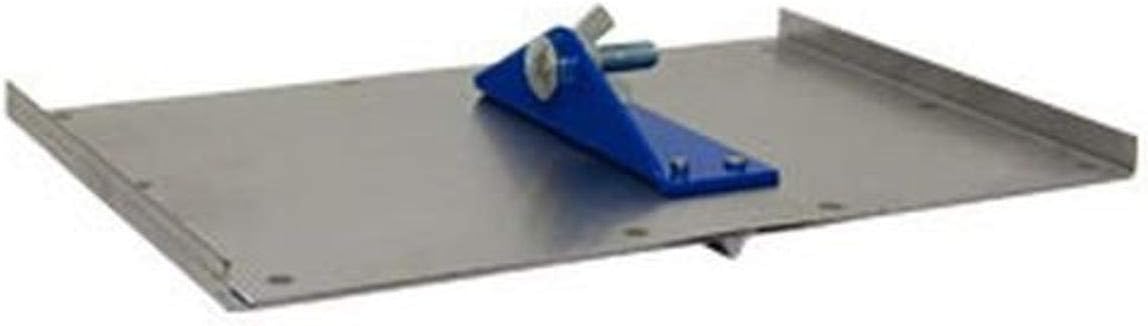 Kraft Tools CC757-01 8"x12" 3/8" R, 3/4" D Stainless Steel Walking Groover (Full Top Plate) w/o Handle