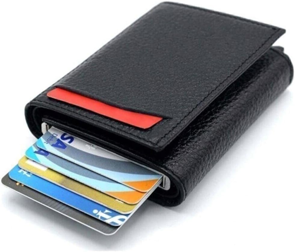 Aquablue Money Split Wallet with Automatic Mechanism Black