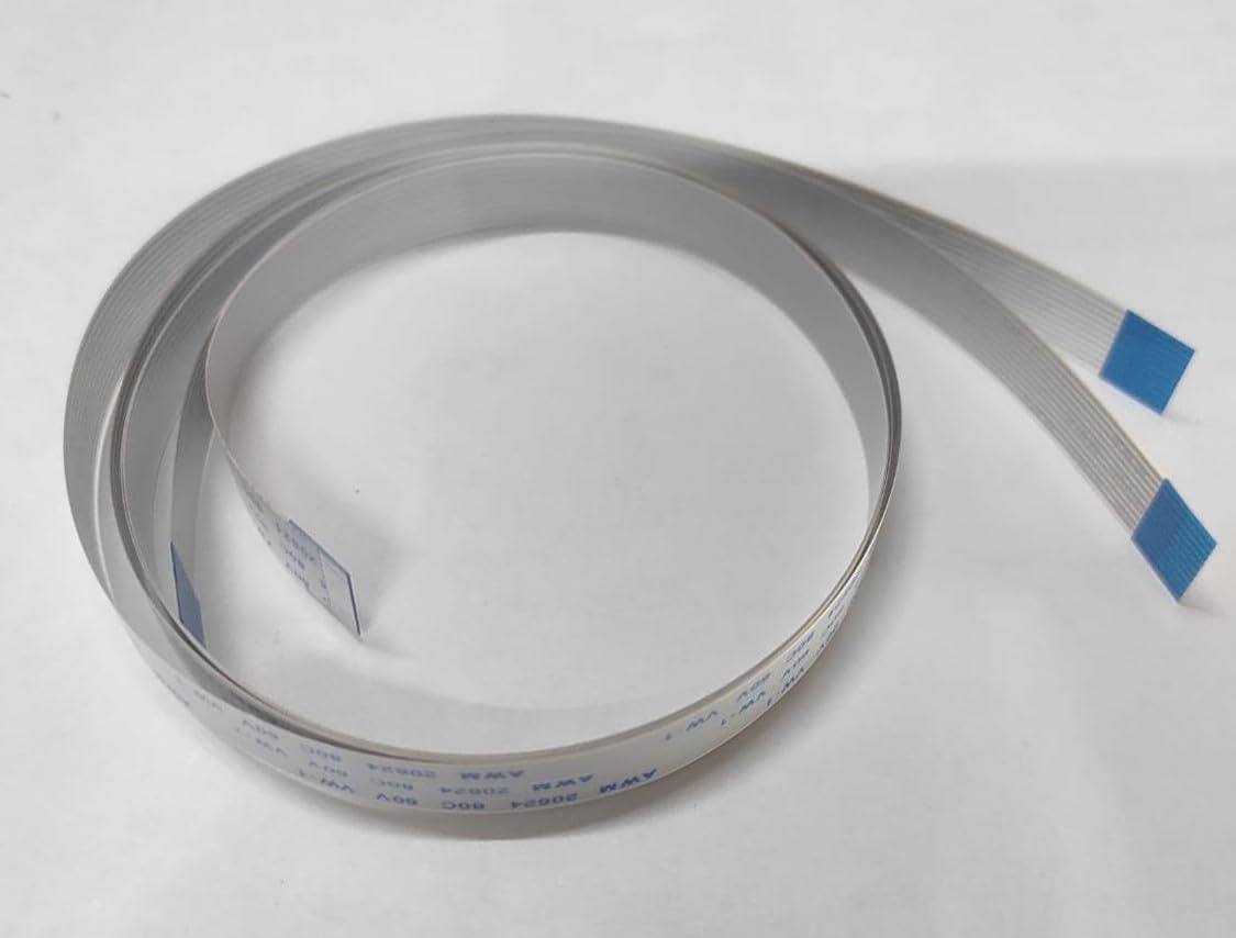 12 Pin 0.5 mm Pitch A-Type SAME Side pin (40CM-16 INCH) Length flat flexible FFC/FPC LVDS Ribbon Wire Flat Cable for Module Camera digital camcorders laptops LCD TVs LCD monitors(1Pcs)
