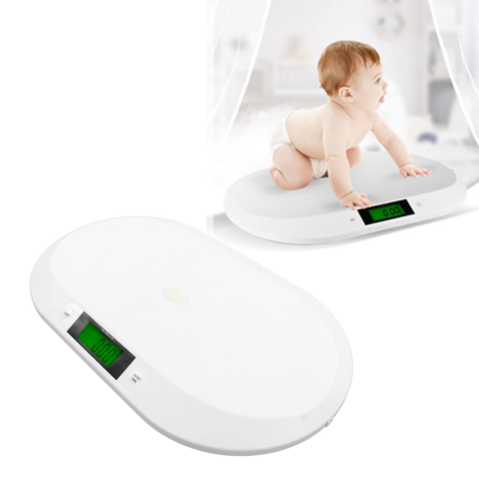 YWBL-WH Digital Baby Scale Säuglingswäsche Multifunktionaler Kleinkinder Gleichgewicht für Neugeborene Pet 44lb