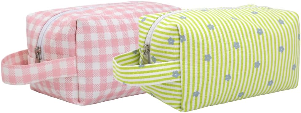 Ecoright Borsa da viaggio per borse da donna Borsa da toilette da viaggio Borsa per trucchi da viaggio Borsa per trucchi multitasche Borsa per trucchi da viaggio (confezione da 2)