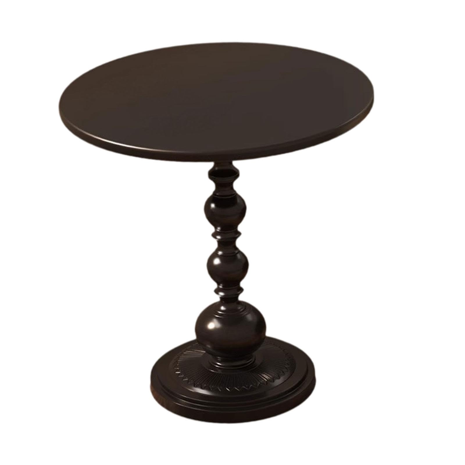 Meadawgs®Round Side Table Outdoor Table Coffee Drink Table for Dorm Apartment Balcony Black S|Home & Garden|Furniture|Tables-picture-30