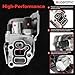 AUCERAMIC 15810RAAA03 K20 K24 VTEC Solenoid Spool Valve w/Oil Pressure Switch & Gasket Fit for 2002-2011 Honda Civic CR-V Element Accord, 2002-2006 Acura RSX L4 2.0L 2.4L 15810PNEG01 15810PPAA01