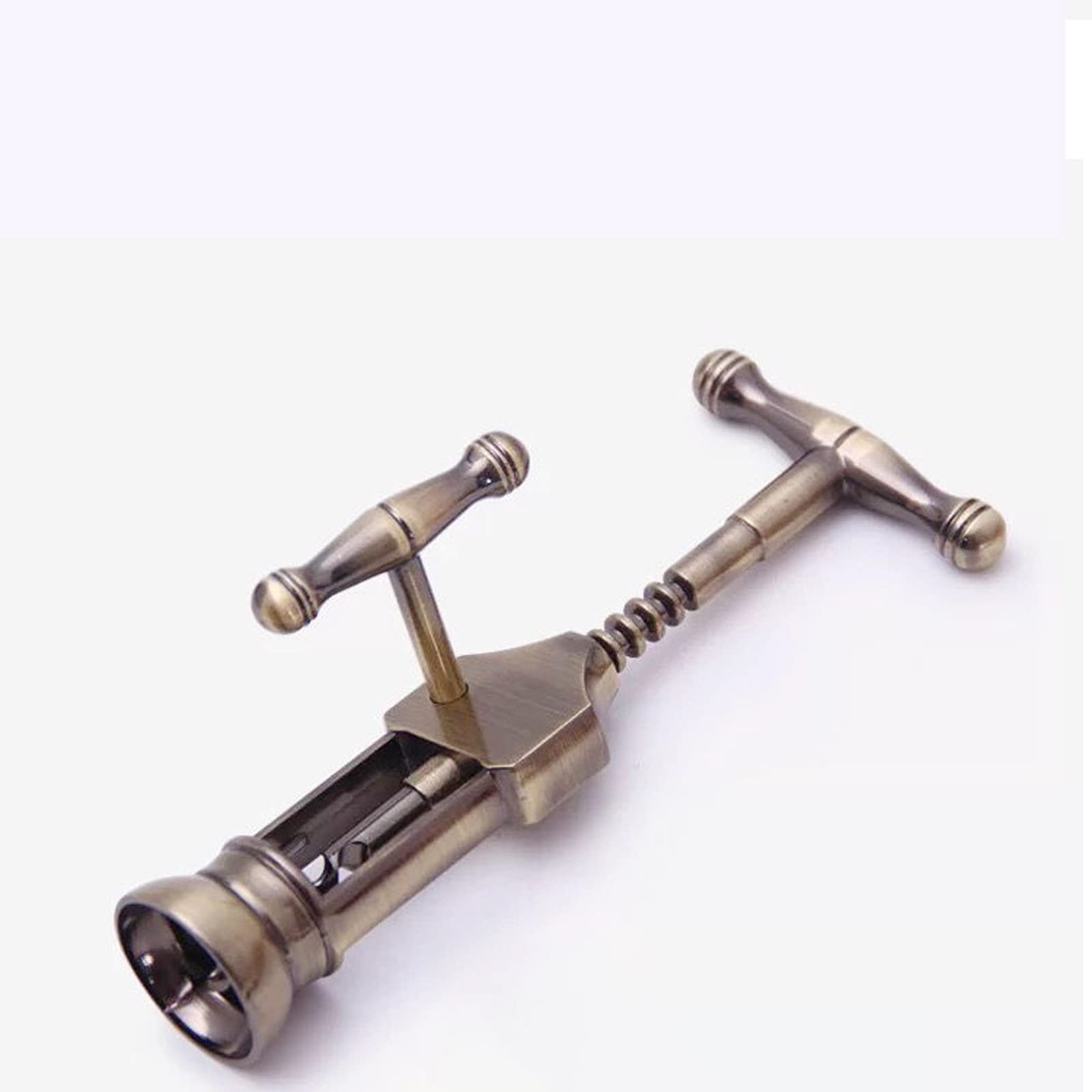 Abrebotellas Llave de vino de acero inoxidable con abridor de cerveza para camareros y camareros - Abridor de botellas de vino manual increíblemente simple