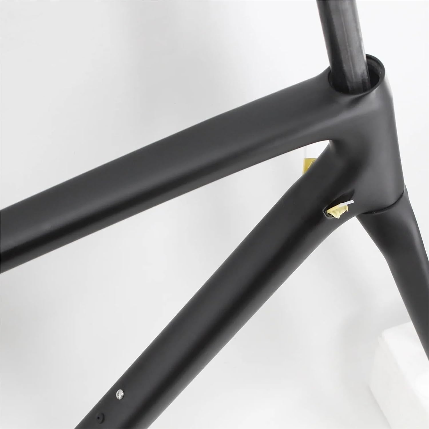 Compatible for 700C Road Bike Frame, Ultralight UD Carbon Fiber V-Brake Frameset with Fork Seatpost(Matt Finish,520mm)