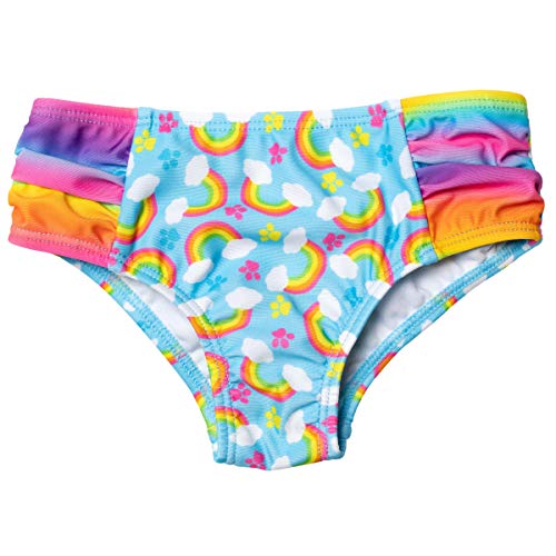 Paw Patrol Toddler Girls 3 Piece Rash Guard Tankini Swimsuit Set Rainbow 5T #TOP3