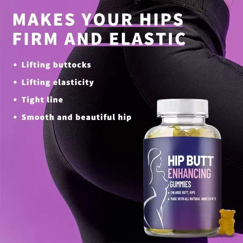 Gummy per glutei | Migliora la linea dell'anca, rassoda e solleva