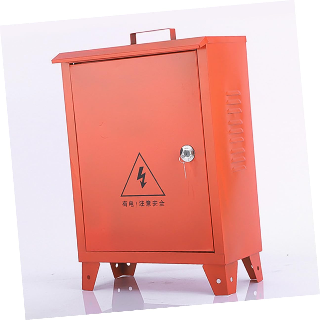 Outdoor Handheld Breaker Box Distribution Box for Outdoor Electrical Projects with Mounting Panel 250x300x180mm
