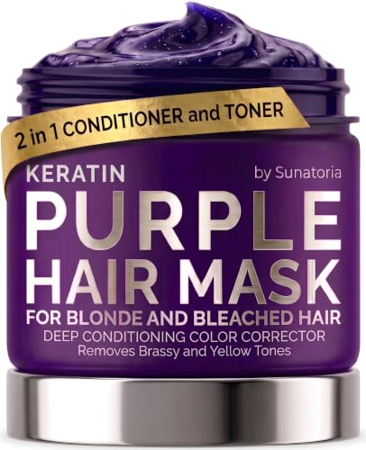SUNATORIA Purple Hair Mask for Blonde