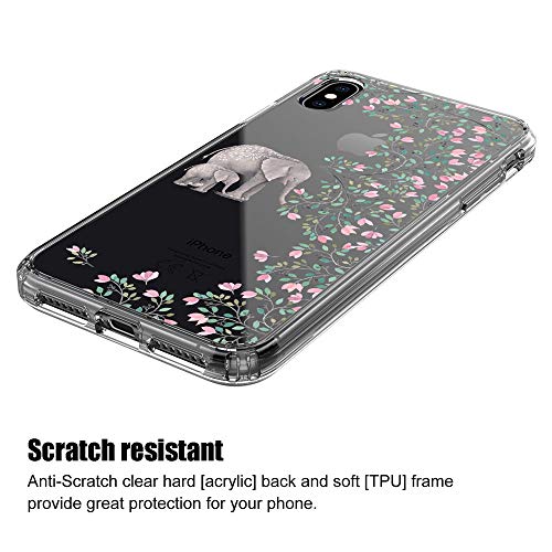 Case For Iphone Xs Max, Syoner [Scratch Resistant] Ultra Slim Clear Phone Case Cover For Apple Iphone Xs Max (6.5", 2018) [Elephant] #TOP3