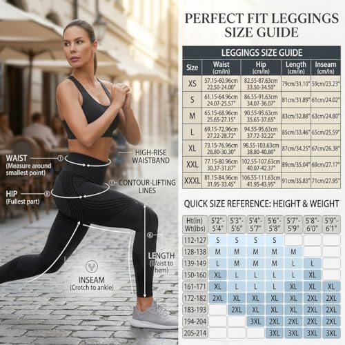 Leggings de compresión con control de abdomen y efecto levantamiento de glúteos 7