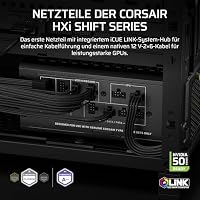 CORSAIR HX1200i Shift Vollständig Modulares ATX-Netzteil – Schwarz – Ansicht 2