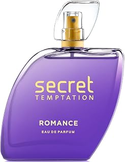 Secret Temptation Romance Eau De Parfum for Women, Long Lasting Chypre Green Everyday Wear Fragrance, 100ml (3.38 Fl Oz)