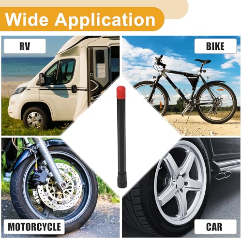 Image of 10pcs 125mm Tire Valve Extension Universal Plastic 180 Degree Tyre Valve Stem Extender for Car Motorcycle RV Truck Bike