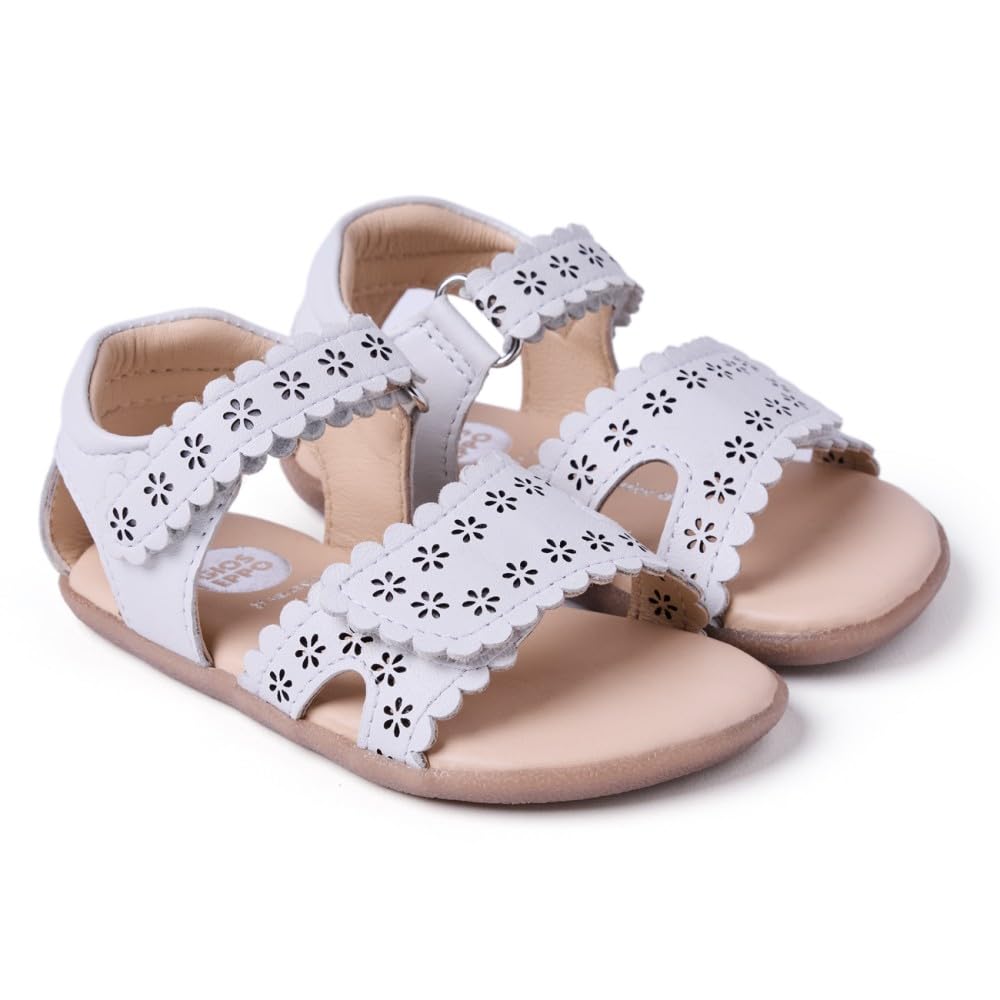 GIOSEPPO Baby Girls Kabati Adjustable Strap, White, 7 UK Child