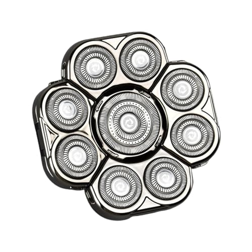 Têtes de rechange pour rasoir électrique à double anneau en acier inoxydable