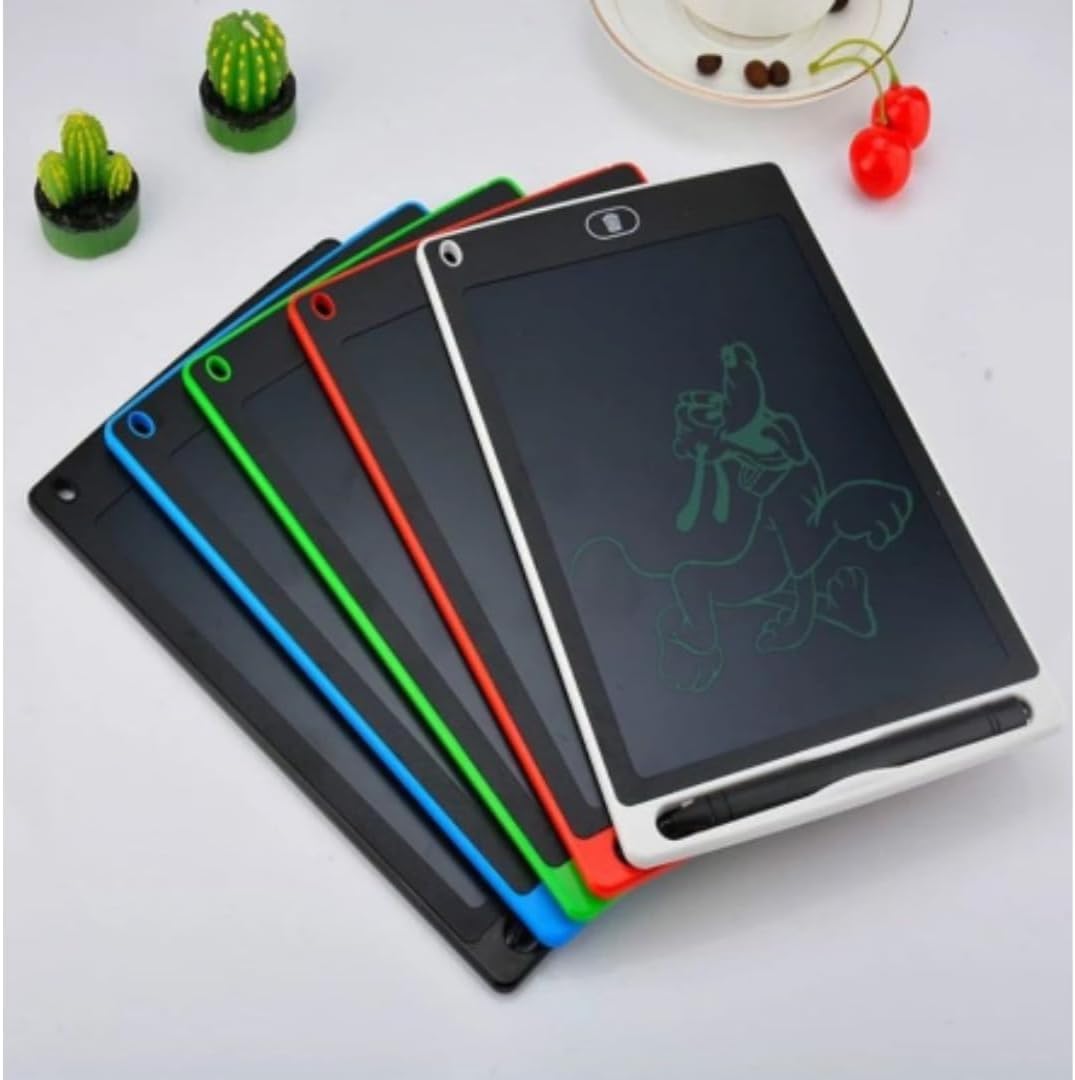 Lousa Mágica Infantil Digital LCD 8.5 Tablet Desenho Criança (ROSA/VERMELHO) - TUBARÃO