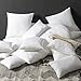 Phantoscope Pillow Inserts, Hypoallergenic 100% Virgin Fiber Square Form Microfiber Throw Pillow Inserts, Couch Bed Pillows 45x45 cm, 18x18 Inch (Pack of 4)