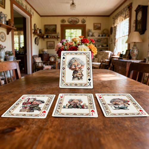 Naipes de poker con 54 cartas y diseño antideslizante miniatura 7