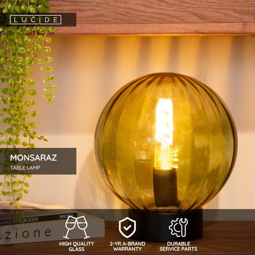 Lampe de table verte Monsaraz Lucide éclairage doux pour chambre E27