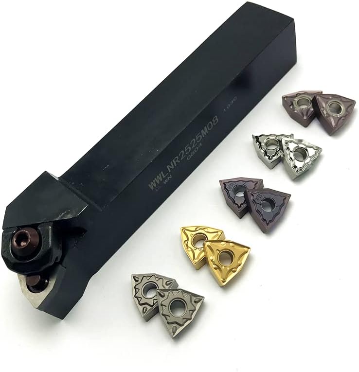Turning Tool Holder WWLNR1616H08 WWLNR2020K08 WWLNR2525M08 for Carbide Inserts WNMG080404 WNMG080408-1pcs(WWLNR2020K08 No insert)