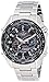 Casio Men's EQS500DB-1A1 Edifice Tough Solar Stainless Steel Multi-Function Watch with Link Bracelet