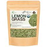 Ceylon Rustic Savour USDA Organic Dried Lemongrass Cut, 1 oz (28 g)