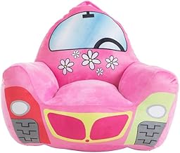 Children's Armchair for Boys and Girls (Pink Flowers)