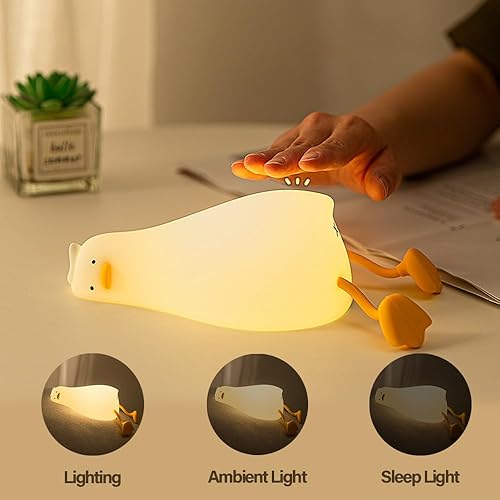 Miniatura 85 de Luz nocturna LED de gato, 16 colores regulables para guardería, luz nocturna kawaii, súper blanda de silicona recargable por USB, lámpara de noche