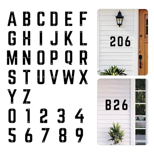 20 Inch Custom Metal House Numbers for Homes