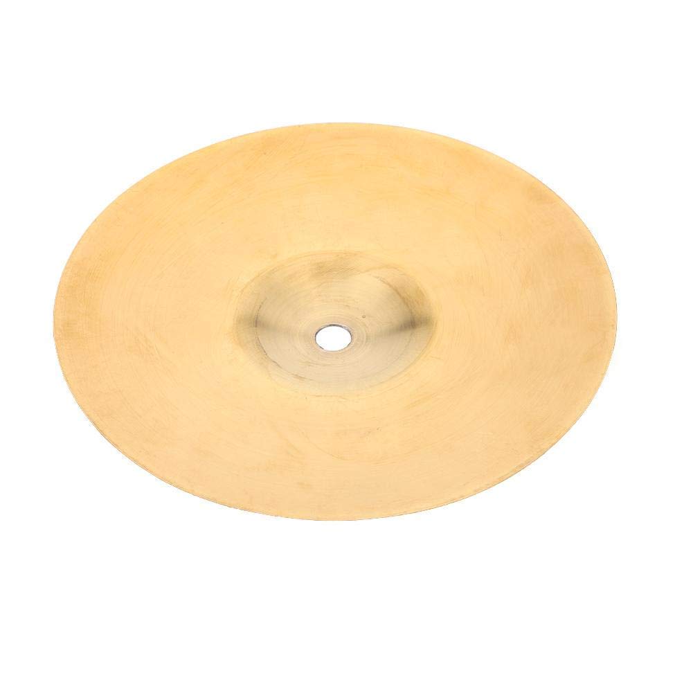 Platillo Splash 8 Pulgadas para Batería Jazz Drum, Latón Auténtico con Acabado Tradicional, Ideal para Estilo Duradero, Toallitas Incluidas – Compatible con Instrumentos de Percusión Profesionales