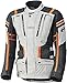 Produktbild Held Motorradjacke mit Protektoren Motorrad Jacke Hakuna II Adventurejacke grau/orange L, Herren, Enduro/Reiseenduro, Ganzjährig, Textil