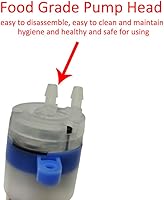 Vista 3 de BRINGSMART Bomba de agua mini de grado alimenticio 12V con manguera 11GPH autocebante DC Bomba de diafragma de transferencia de agua fresca