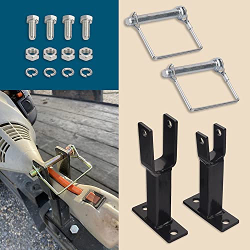 Ohoho 1 Set Of Lockable Rack Holder For Weed-Eater Trimmer Extended Trimmer Edger Straight Shaft Weed Carrier Mounts For Pickup/Trailer Store And Transport Your Trimmer Safely #TOP6