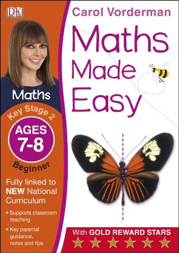 Image of Maths Made Easy Ages 7-8 Key Stage 2 Beginner (Carol Vorderman's Maths Made Easy) by Carol Vorderman (2014-07-01)