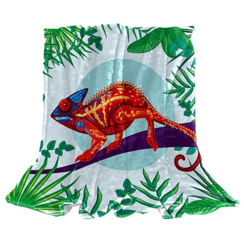 Couverture polaire caméléon couverture de canapé lit salon bureau 150x100 - 2