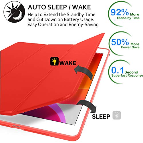 Image of DuraSafe Cases for iPad mini 5th 4th 3rd 2nd 1st Generation Cover A2133 MUQY2HN /A MUQW2HN /A MUQX2HN /A A1538 MK6K2HN /A MK6J2HN /A MK6L2HN /A A1599 MGNV2HN /A MGYE2HN /A MGNR2HN /A A1489 ME276HN /A - Red