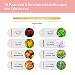20 Stück Ohrenkerzen/Ohrenkerzen aus Natürlichem Bienenwachs, Ohrreiniger Ohrenschmalzentfernung, Hohle Kegelkerzen mit 10 Schutzscheiben und Wattestäbchen, 8 Verschiedene Aromatische Gerüche